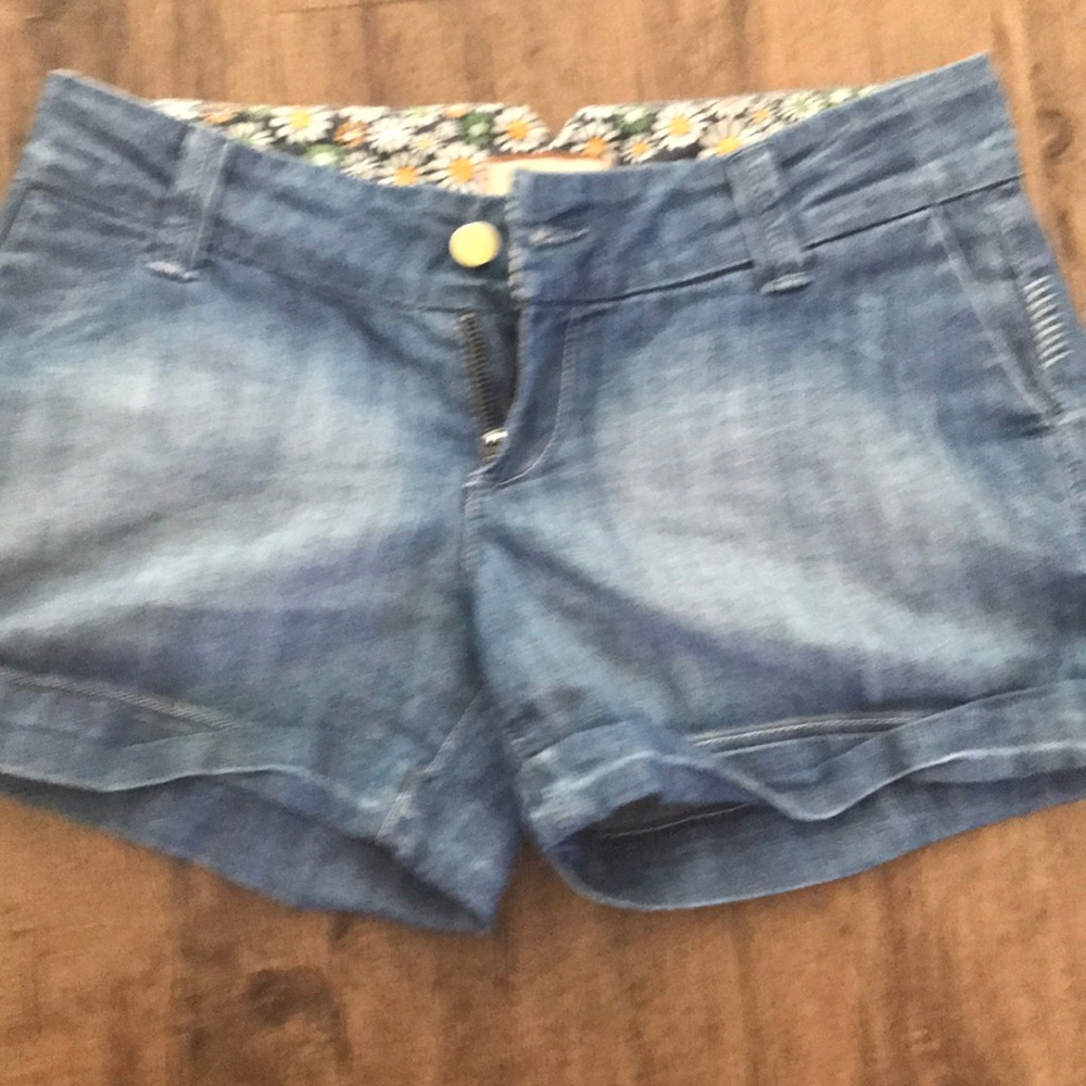Paige chambray trouser short